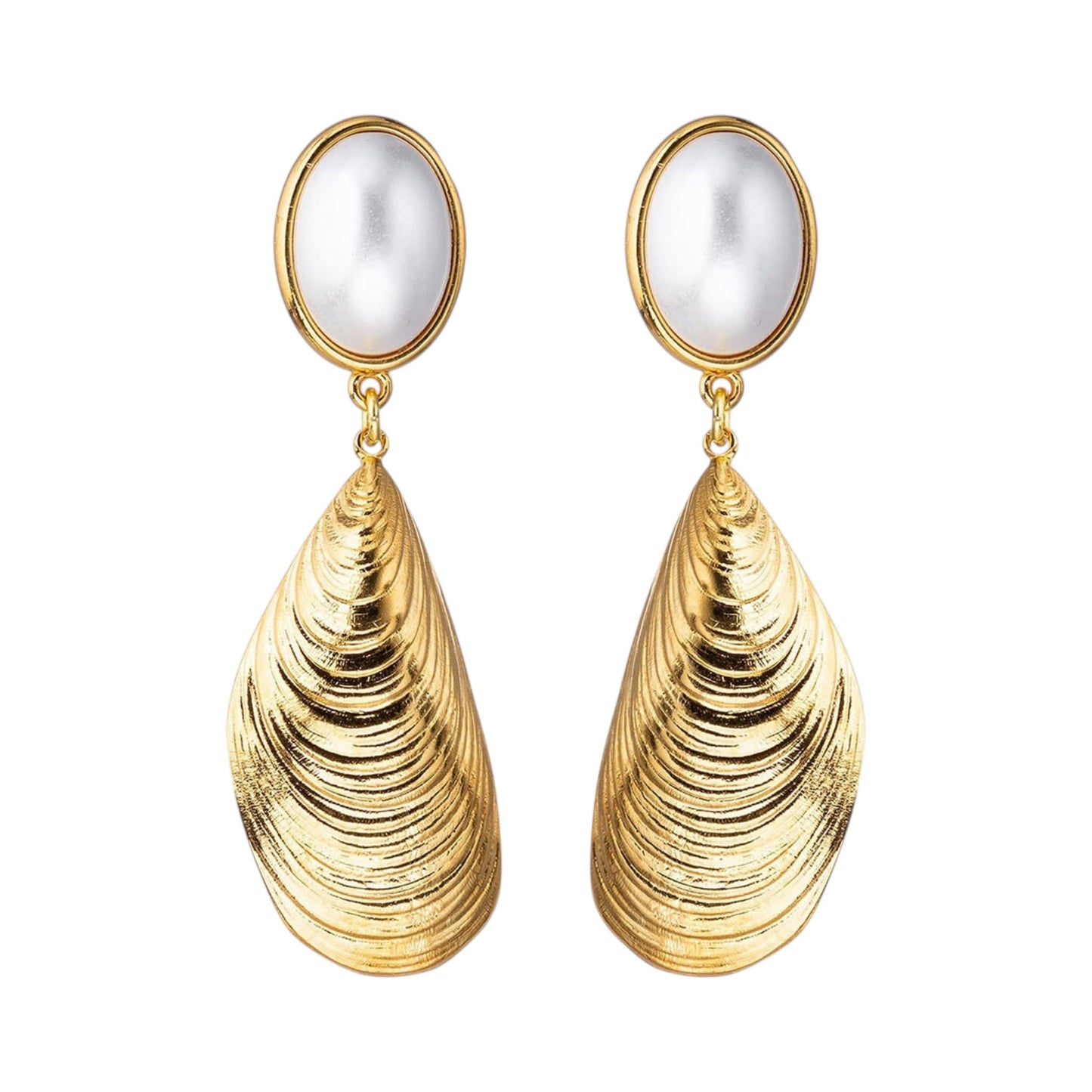 Ohrclips Muschelform