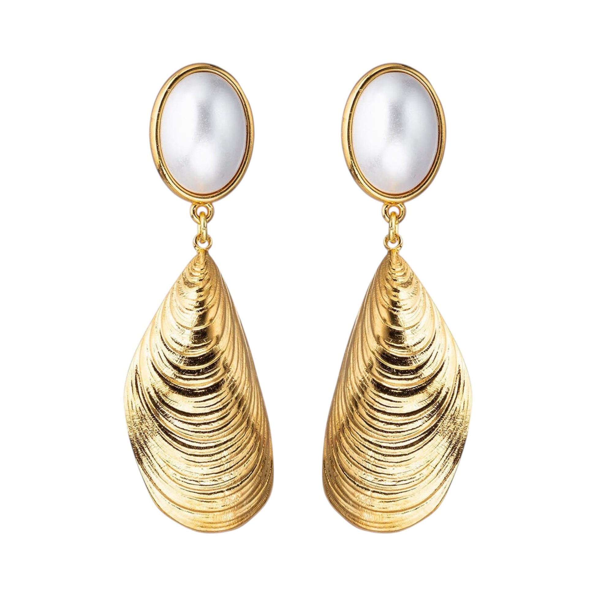 Ohrclips Muschelform