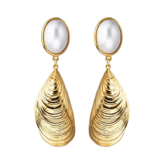 Ohrclips Muschelform